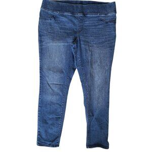Isabel Maternity Jeggings Size 14 Blue Denim Pants Womens Stretchy Waist